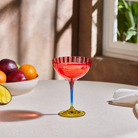 Karaca Dolce Martini und Eisbecher Rot 210 ml