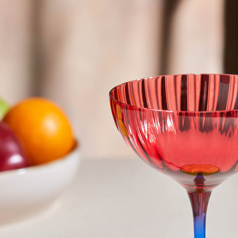 Karaca Dolce Martini und Eisbecher Rot 210 ml