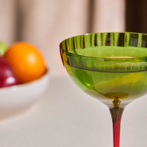 Karaca Bettle Martini Grünes Eisdessertglas