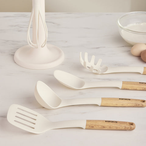 Karaca Melly 6-teiliges Servierset mit Ständer