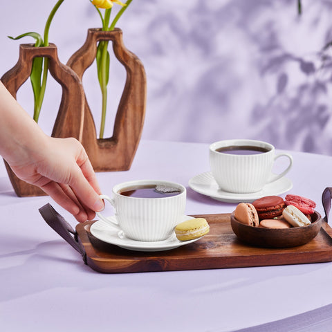 Karaca Seashell 200 ml Teetasse für 6 Personen
