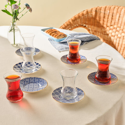 Karaca Doris 6-teiliges Teeset