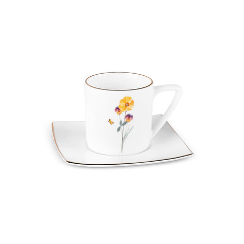 Karaca Valencia 6 Person Kaffee Tasse Set 120 Ml