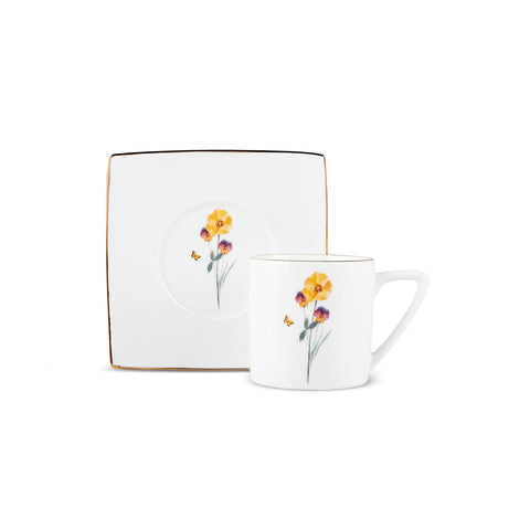 Karaca Valencia 6 Person Kaffee Tasse Set 120 Ml