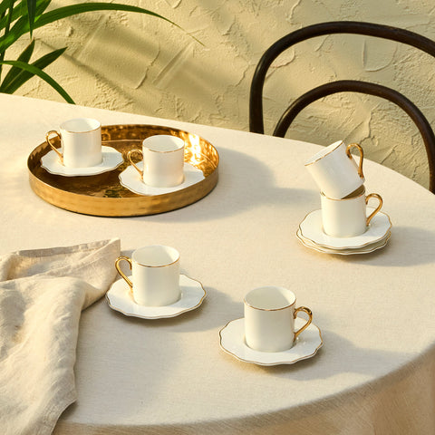 Karaca Sally Kaffeetasse für 6 Personen