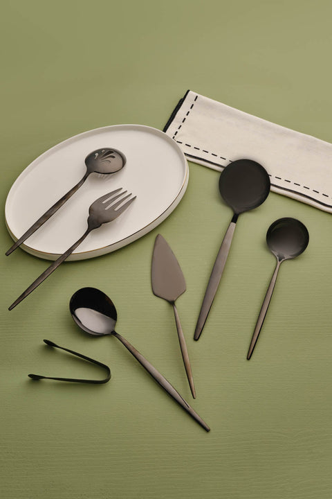 Karaca Orion Schwarz 7-teiliges Service-Set