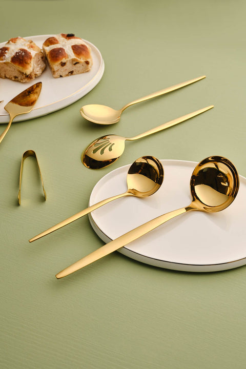 Karaca Orion Shiny Gold 7-Teiliges Service Set