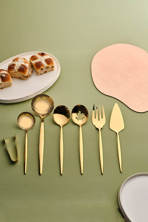 Karaca Orion Shiny Gold 7-Teiliges Service Set