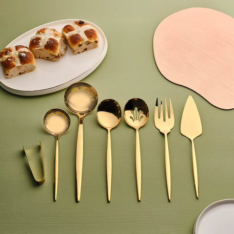 Karaca Orion Shiny Gold 7-Teiliges Service Set