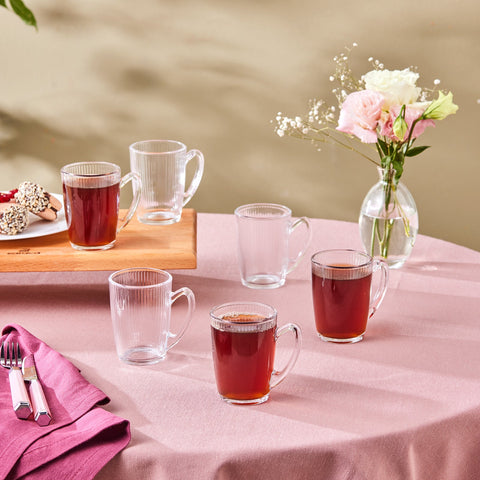 Karaca Edna 6-teiliges Teeglas-Set
