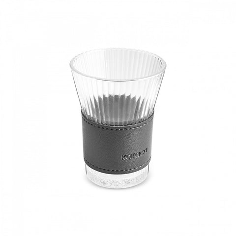 Karaca Leder Cool Touch Latte Glas 210 Ml Schwarz
