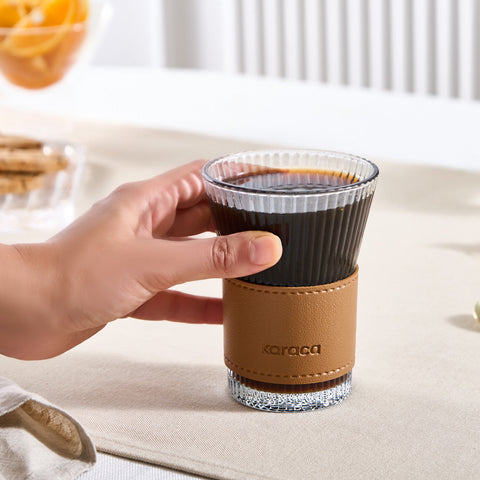 Karaca Leder Cool Touch Latte Glas 210 Ml Braun