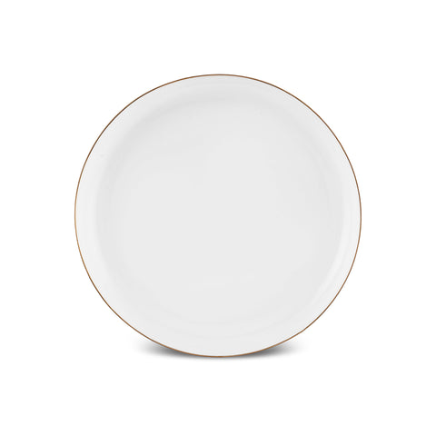 Karaca Stream Bone China Hole Gold 24-teiliges Tafelservice für 6 Personen, Mehrfarbig