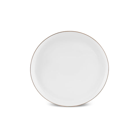 Karaca Stream Bone China Hole Gold 24-teiliges Tafelservice für 6 Personen, Mehrfarbig