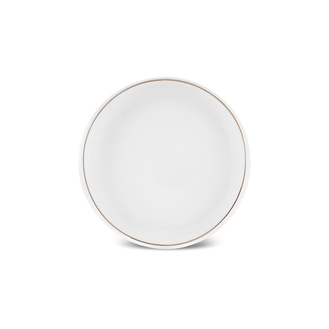 Karaca Stream Bone China Hole Gold 24-teiliges Tafelservice für 6 Personen, Mehrfarbig