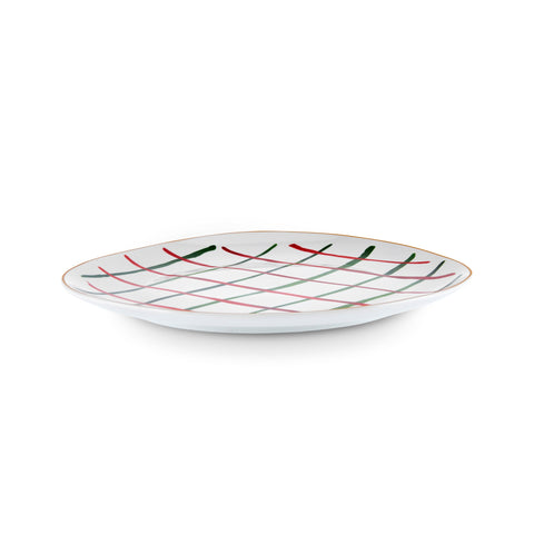 KARACA New Year 25 Kokina Gestreift 20,5 cm Kuchenteller