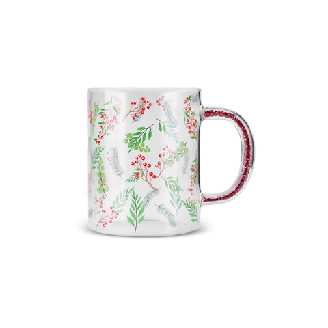 Karaca New Year 25-Steine Tasse mit Henkel, 400 ml