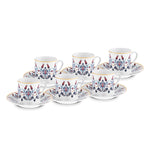 Karaca Haliç Tassen-Set für 6 Personen, 80 ml