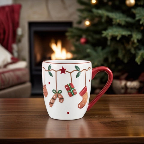 Karaca New Year 25 Candy Cane Becher