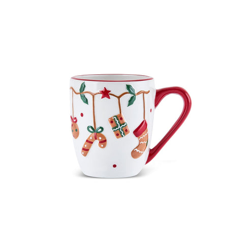 Karaca New Year 25 Candy Cane Becher