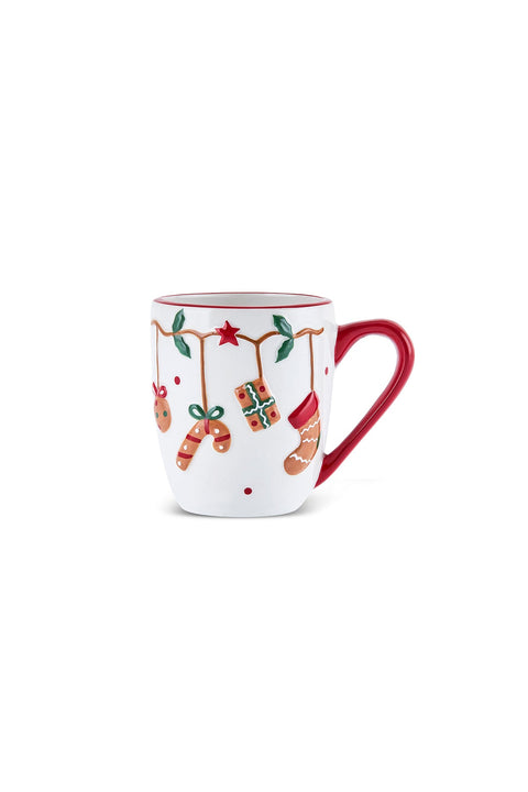 Karaca New Year 25 Candy Cane Becher
