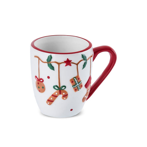 Karaca New Year 25 Candy Cane Becher