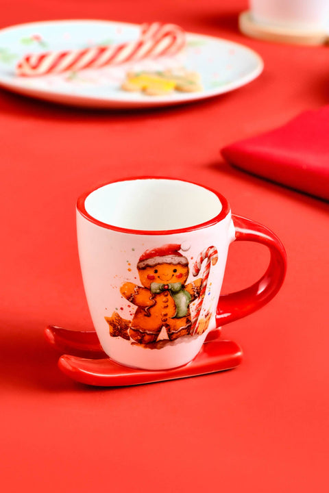 Karaca New Year 25 Niedlicher Lebkuchenmann Kaffeetasse