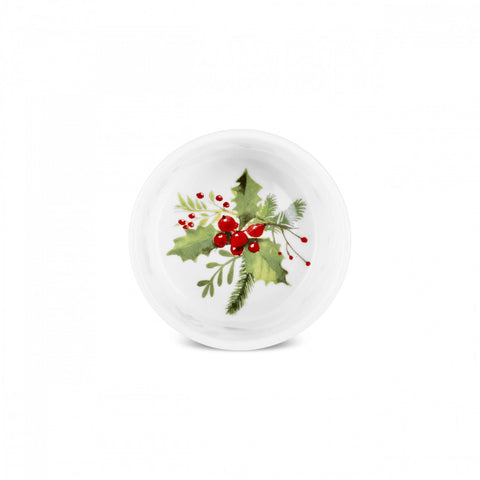 Karaca New Year Christmas Bambus Snack Santa Claus 3-teiliges Schälchen-Set