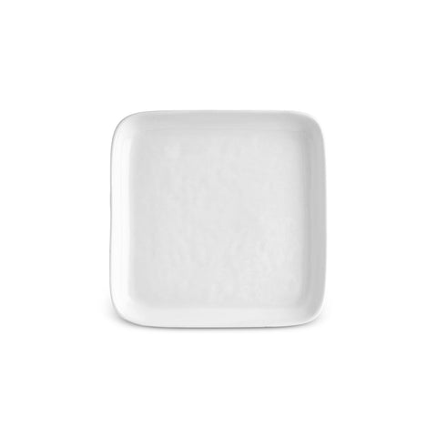Karaca Epsilon White Quadrat Dessertteller, 13 Cm