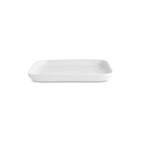 Karaca Epsilon White Quadrat Dessertteller, 13 Cm