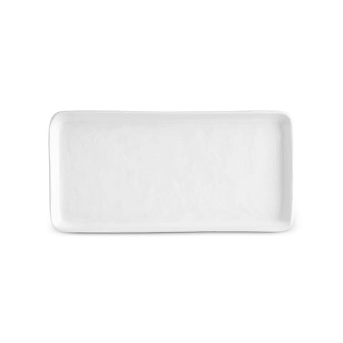 Karaca Epsilon White Rechteckige Servierplatte, 26 X 13 Cm