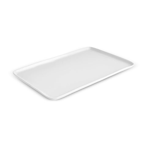 Karaca Epsilon White Rechteckige Servierplatte, 44 Cm