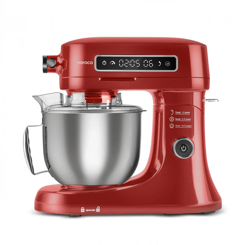Karaca Pro Artisan Digital Display Gusseisen Küchenkoch 1600W Rot