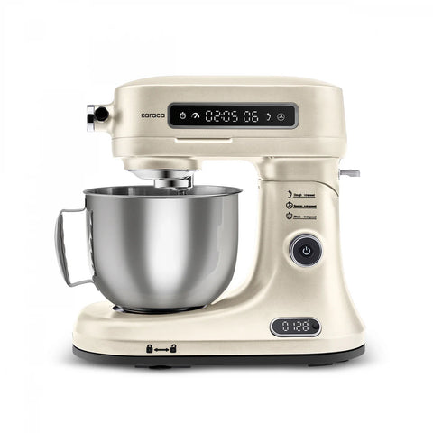 Karaca Pro Artisan Küchenchef mit Timer- und Waagenfunktion, Vanilla Cream
