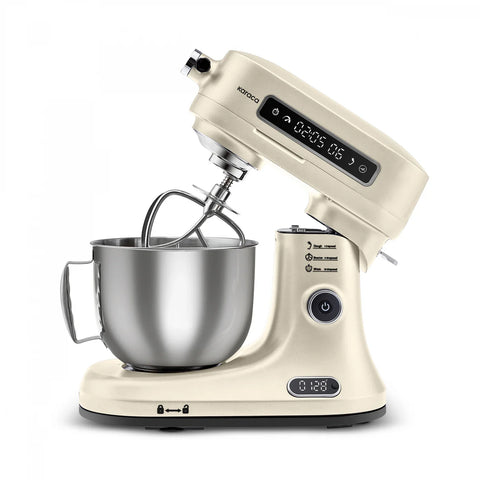 Karaca Pro Artisan Küchenchef mit Timer- und Waagenfunktion, Vanilla Cream