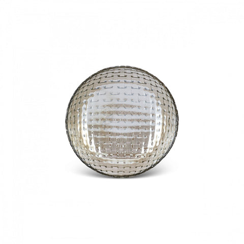 Karaca Braid Glänzende Glassalat-Schüssel, 22cm, Schimmer