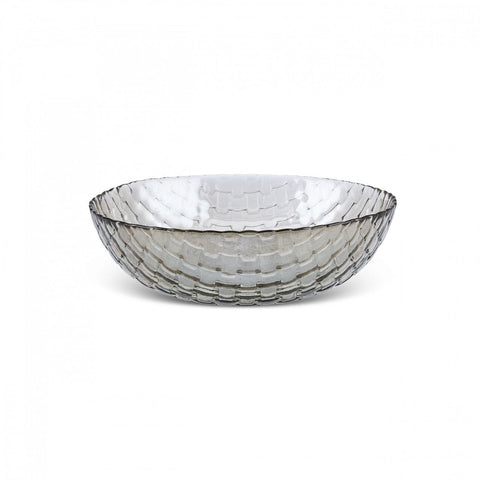 Karaca Braid Glänzende Glassalat-Schüssel, 22cm, Schimmer