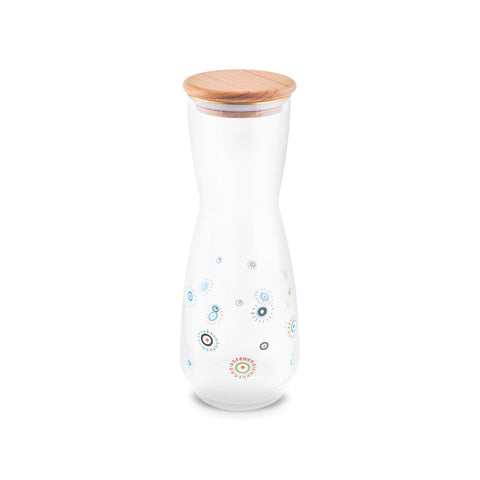Karaca 5-teiliges Trinkglas-Set mit Nazar-Amulett-Motiv Glas-S