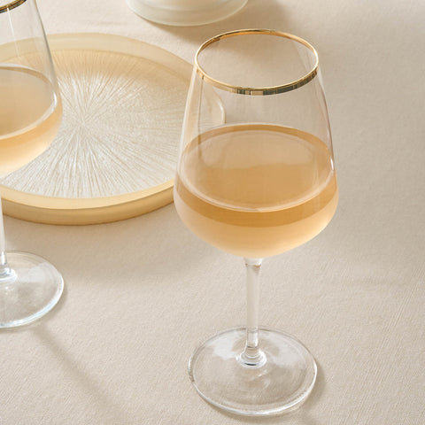 Karaca Jasmine 490 ml 3-teiliges Kelchglas-Set
