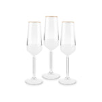 Karaca Jasmine 195 Ml 3er Set Sektgläser