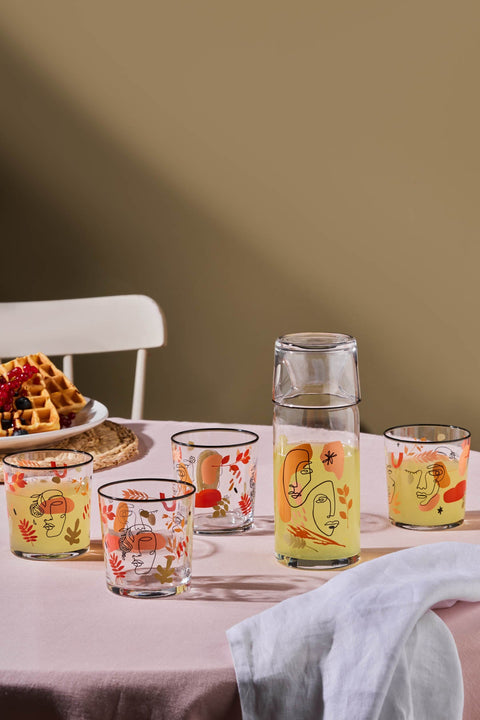 Karaca Face 5-teiliges Glas-Set