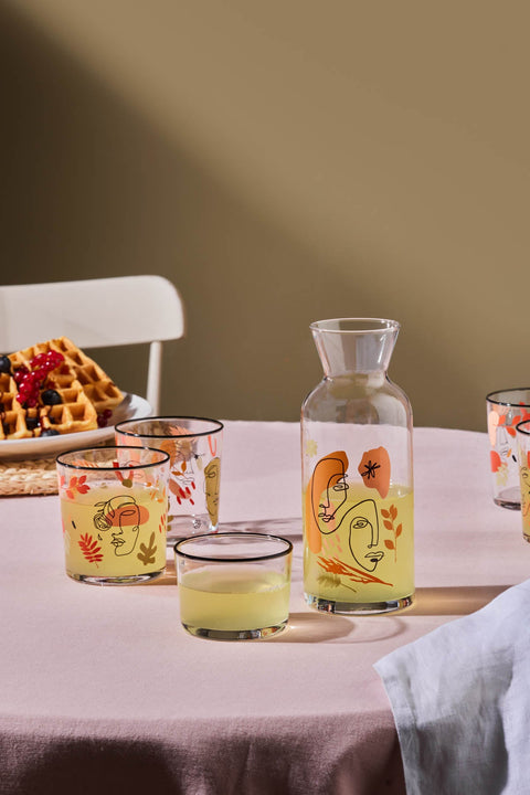 Karaca Face 5-teiliges Glas-Set