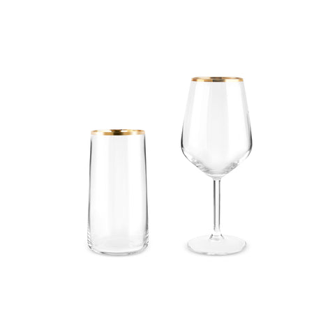 Karaca Orlando 12-Personen 25-Teiliges Glas-Set