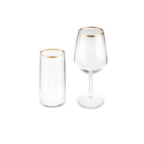 Karaca Orlando 12-Personen 25-Teiliges Glas-Set