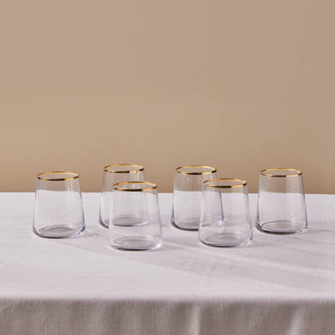 Karaca Orlando 420 Ml 6 Teiliges Wasserglas Set