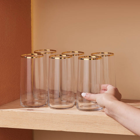 Karaca Orlando 520 Ml 6 Teiliges Getränkeglas