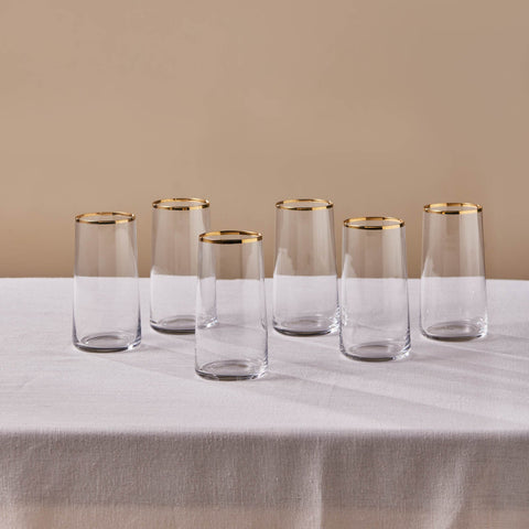 Karaca Orlando 520 Ml 6 Teiliges Getränkeglas