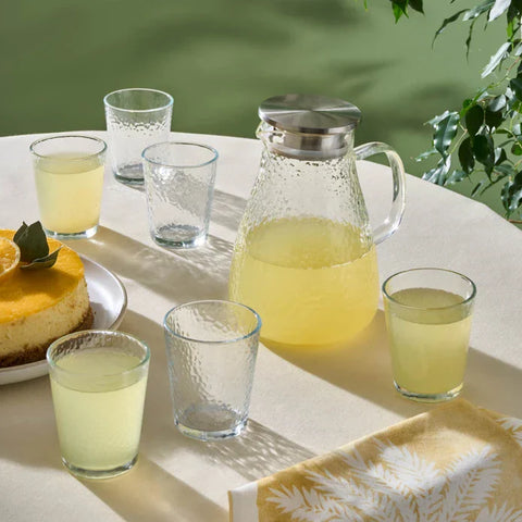 Karaca Luminous 7 Teiliges Glas Set Transparent