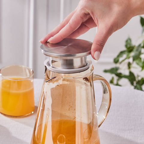 Karaca Serene 7-teiliges Gläser Set, Amber