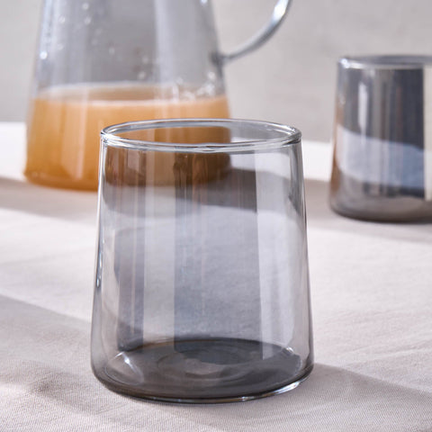 Karaca Serene 7-teiliges Gläser Set, Anthrazit